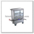 S097 Edelstahl Küche Kuchen Servise Trolley